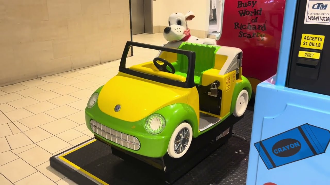 RG Mitchell 1999 Bertie’s Fun bug kiddie ride at Northshore Mall (POV)