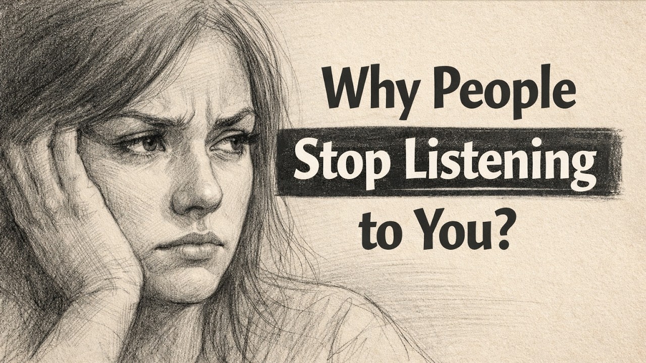 Why people stop listening to you?
