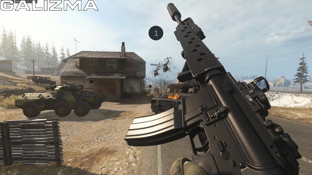 M4A1 & HDR | Ground War | Call of Duty Modern Warfare Multiplayer Gameplay No Commentary
