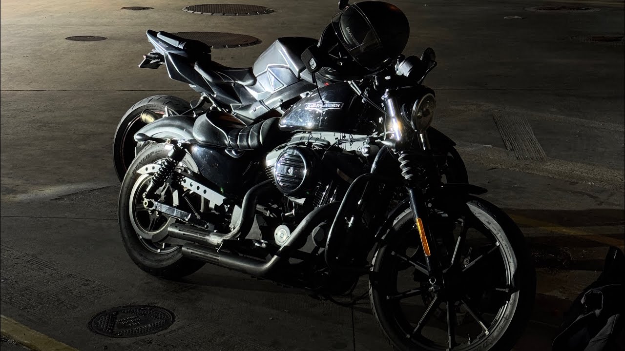 Harley Davidson Sportster 883 - Miami Beach Night drive