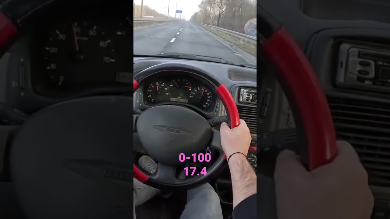 Fiat Punto 60HP Acceleration 0-100