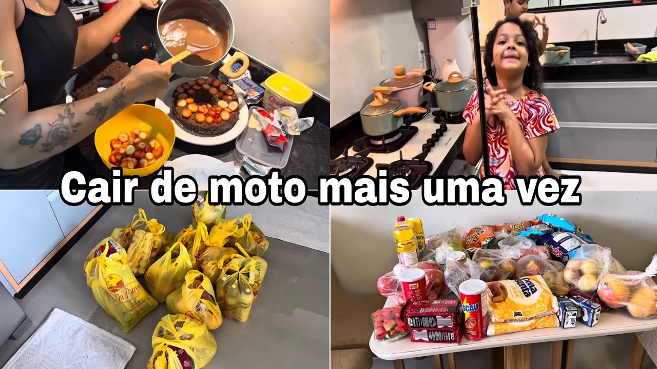 COMPRAS DE MERCADO // FIZ BOLO PARA AS CRIANÇAS 