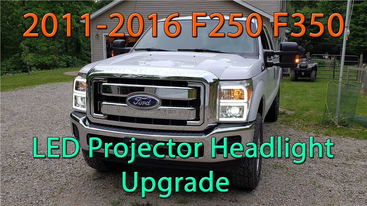 2011-2016 Ford F250 F350 LED / HID Projector Headlights Upgrade w/ Morimoto 2 stroke 2.0