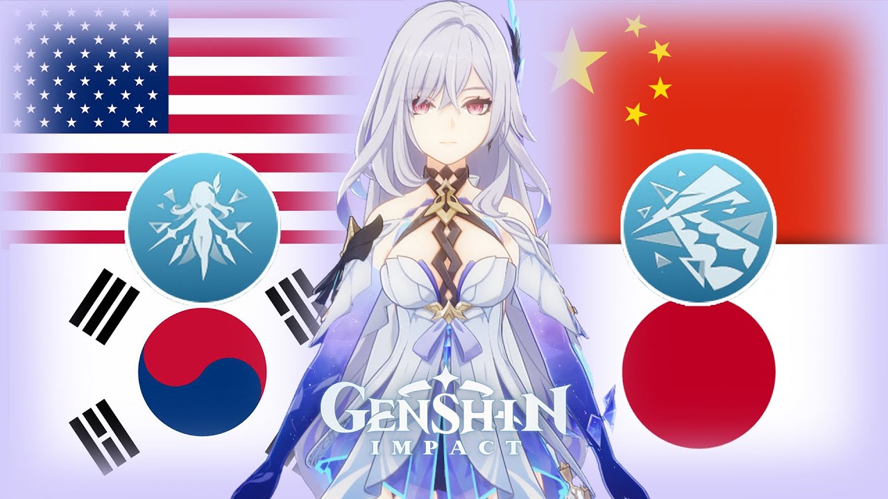 Skirk Voice in 4 Different Languages (Skills & Attack) | Genshin Impact Skirk