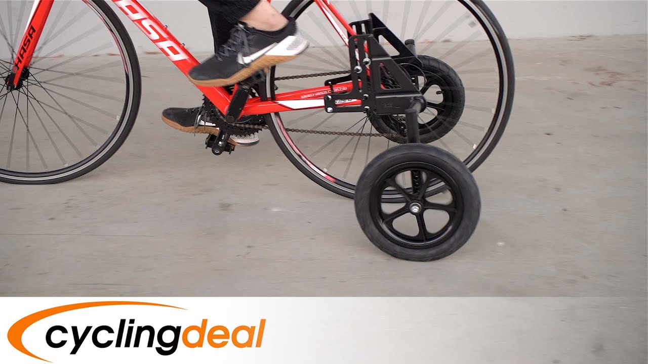 CyclingDeal SM-905 Adjustable Adult Bicycle Training Wheels Fits 20