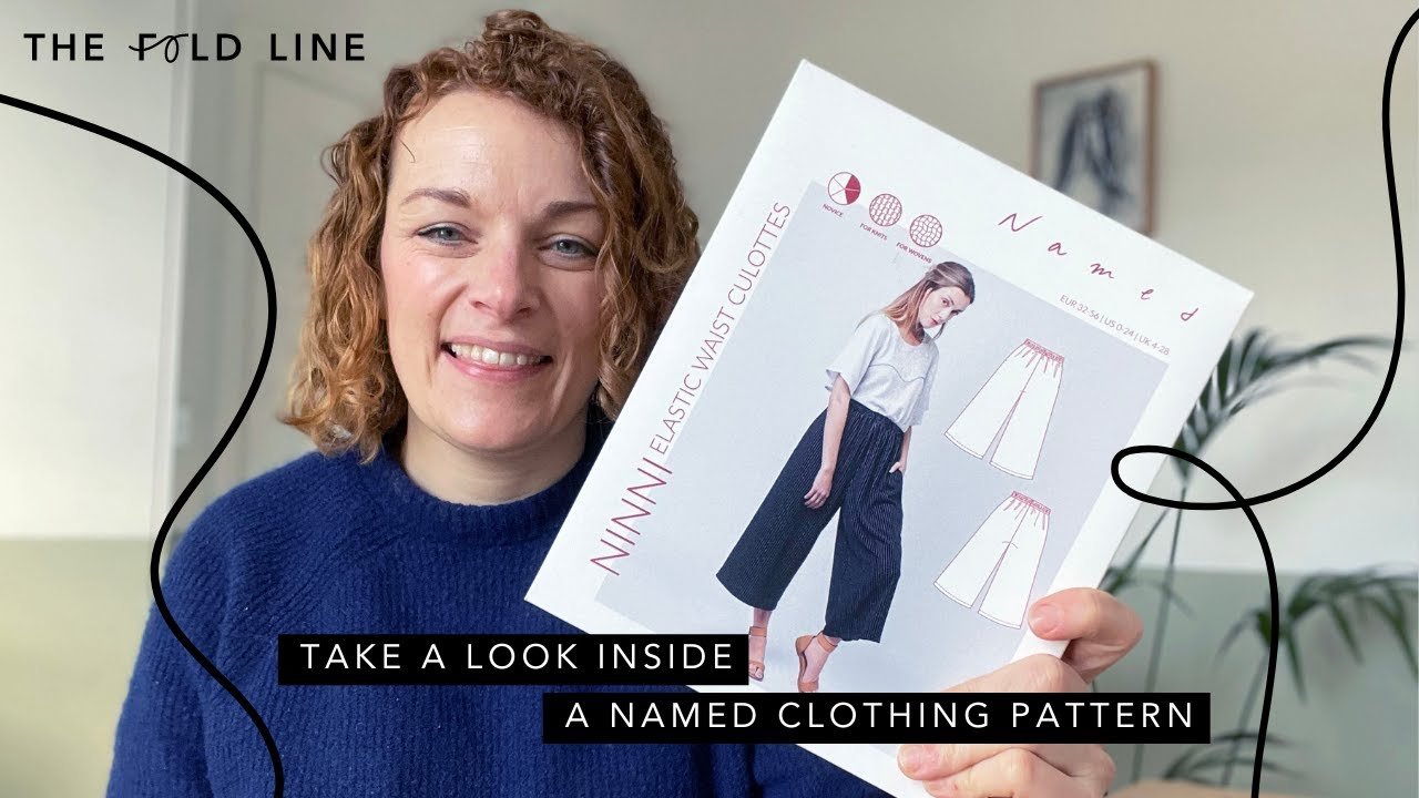 Eche un vistazo al interior: un patr&oacute;n de costura de ropa con nombre