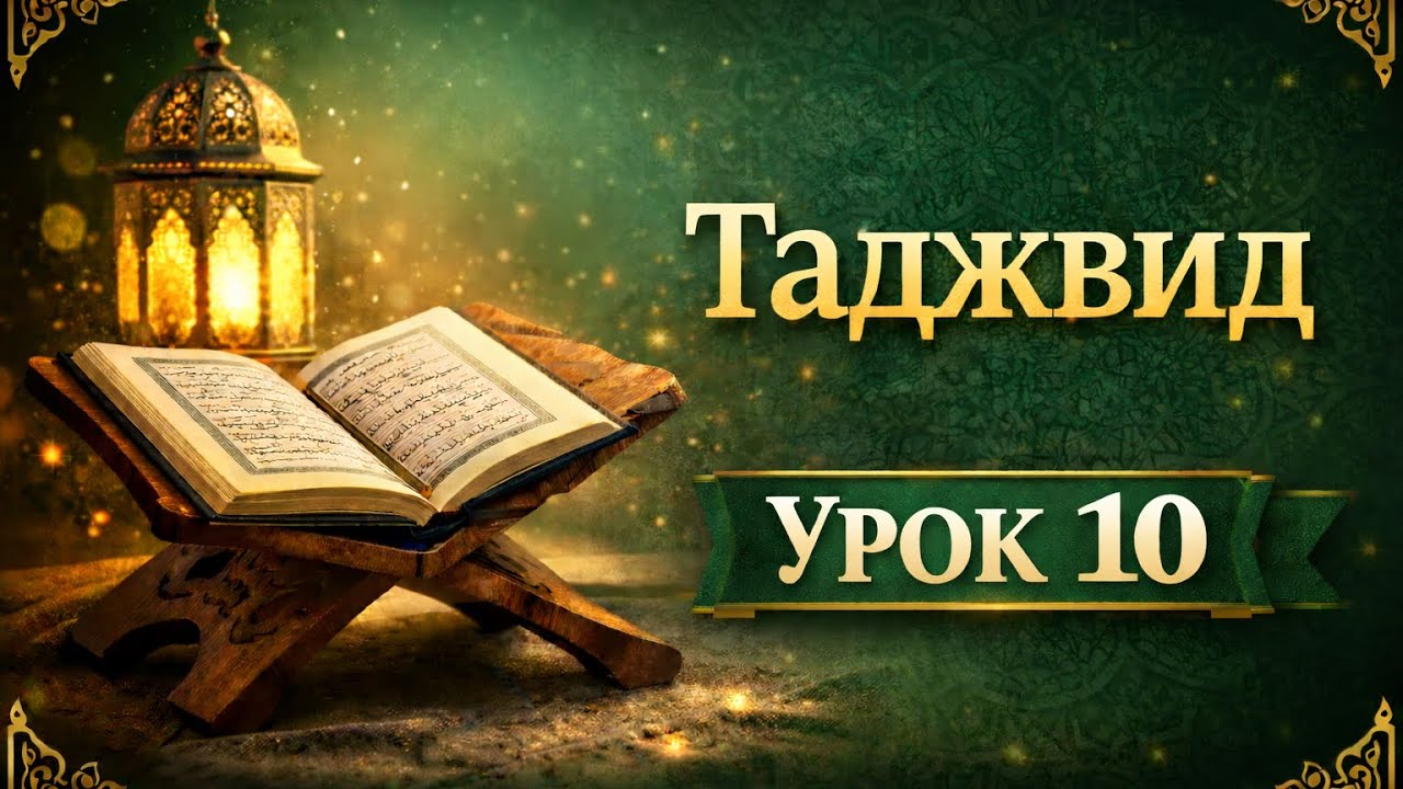 Таджвид | Урок 10 | Практика на суре «ан-Нас» и «аль-Фалак’»