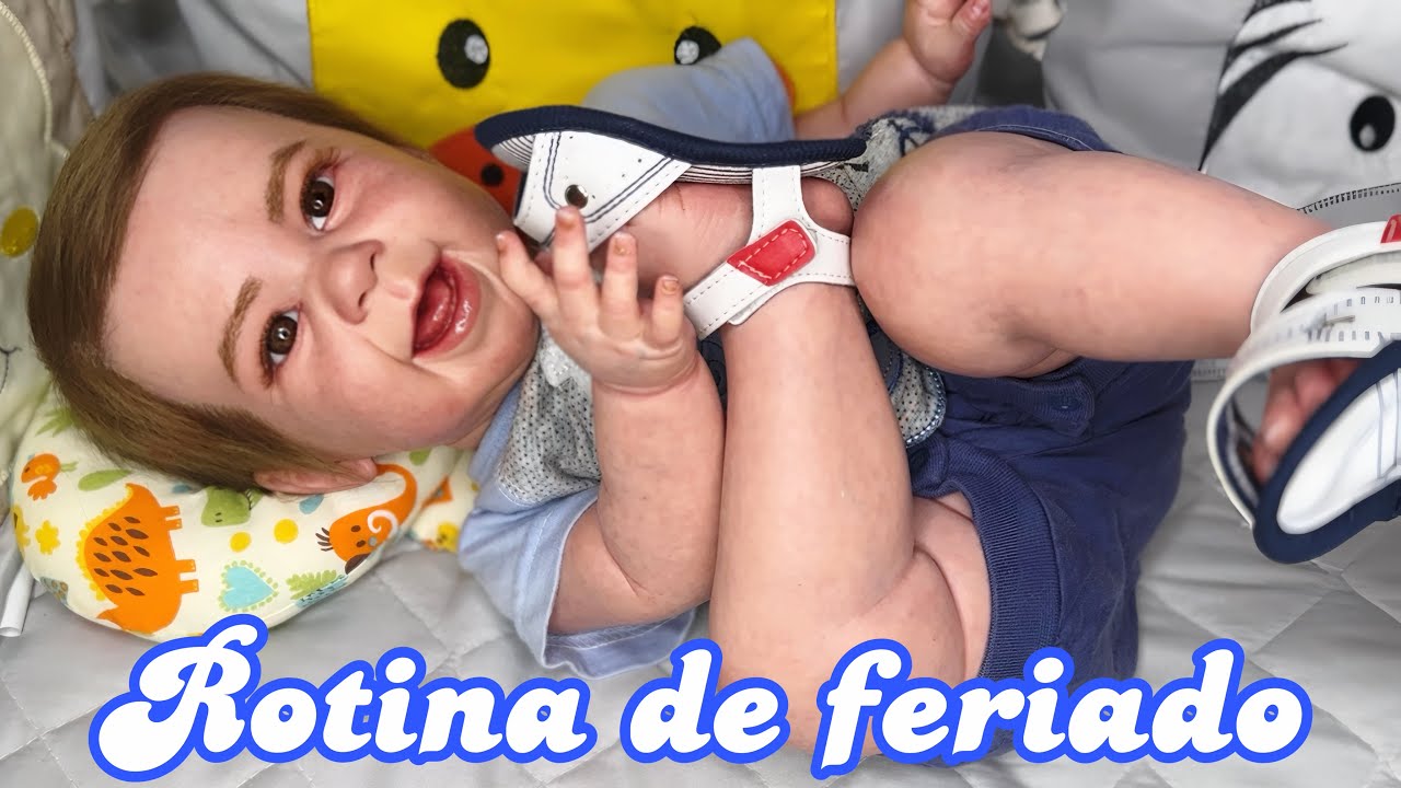 MEU BEBÊ REBORN QUER PASSEAR NO FERIADO! PAPAI REBORN PETER TOYS
