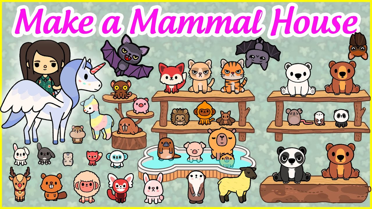 Make a Cute Mammal House in Toca Life World | Toca House Ideas | Toca Amore TV