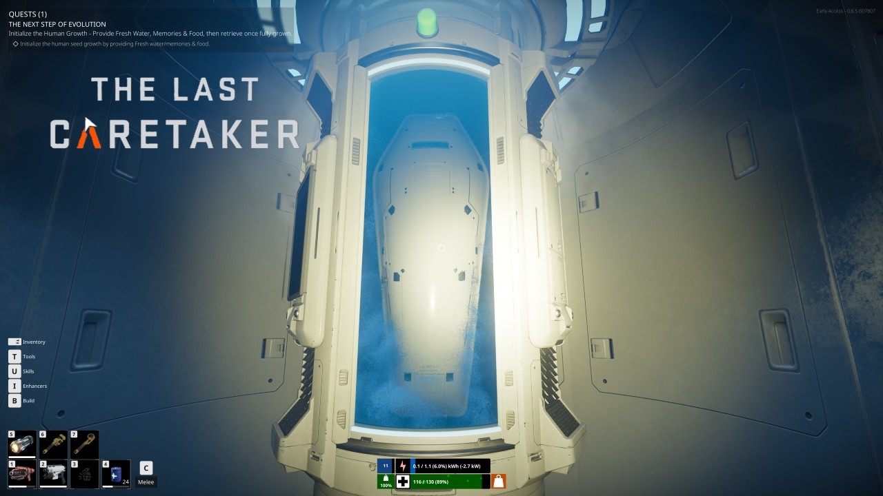 The last caretaker Day 12 My first human