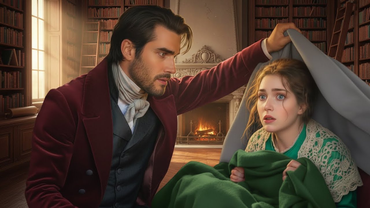 She Slipped Into The Duke's Library To Flee Her Betrothal… He Found Her At Dawn's First Light