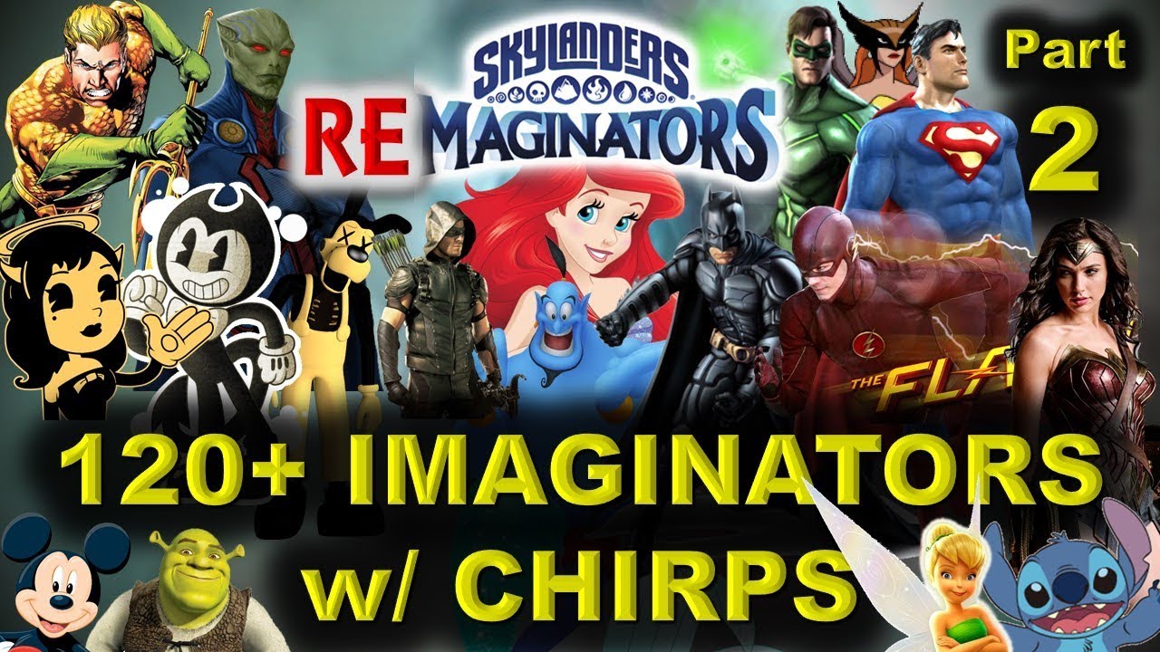 ВИТРИНА - 120+ персонажей Skylanders Imaginators / RE-maginators + БОНУС - 