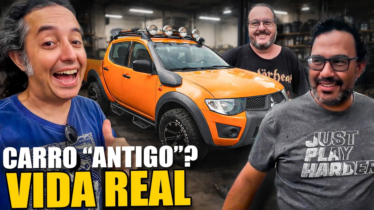 😅 TRÊS AMIGOS + UMA OFICINA… CARRO ANTIGO NA VIDA REAL 🤝 VLOG 004
