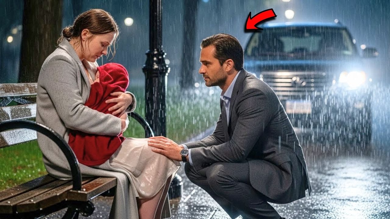 Un CEO con frío vio a una niña alimentar a su bebé bajo la lluvia… y nada volvió a ser igual.
