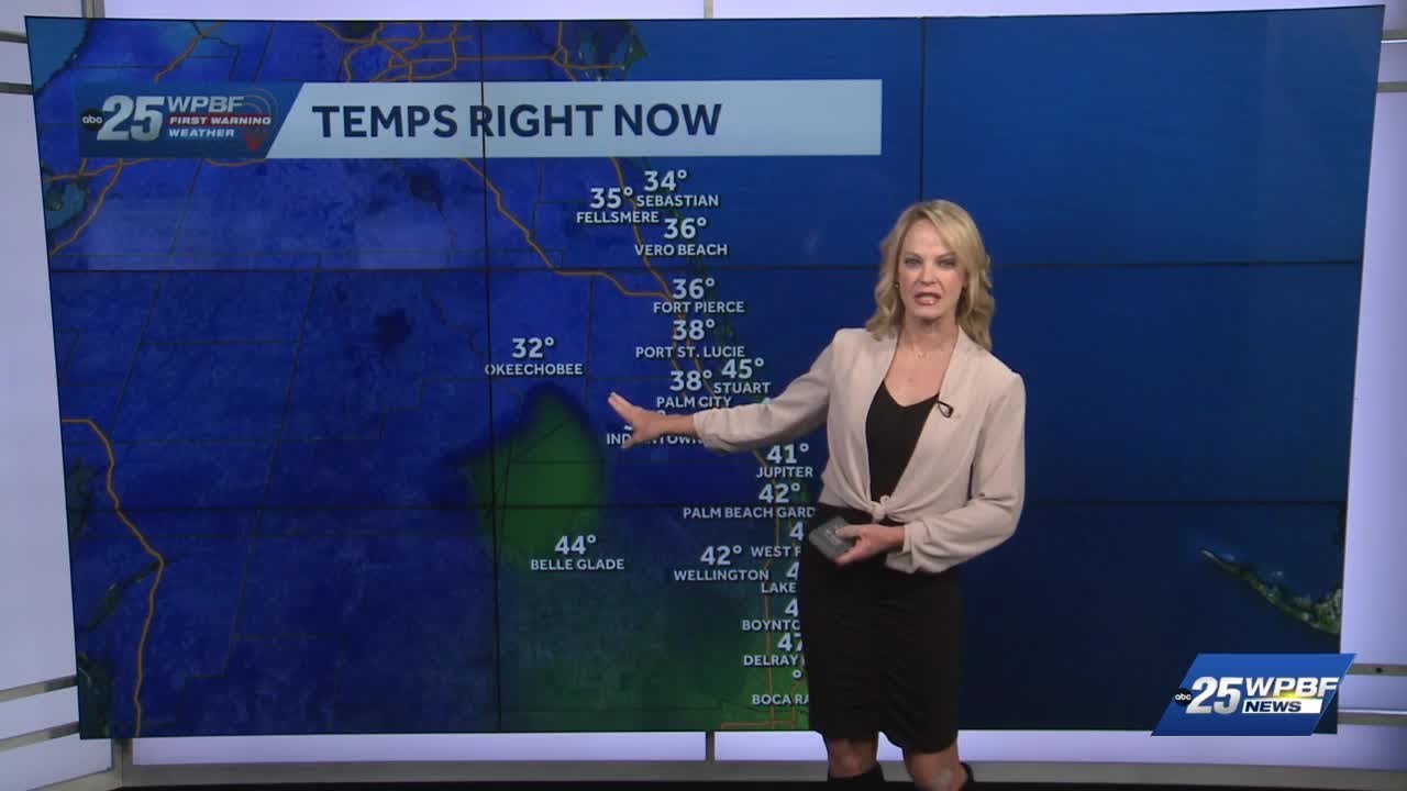 Freezing temperatures in parts of South Florida