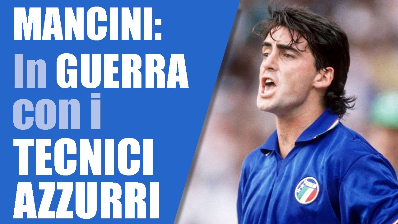Roberto Mancini: il difficile rapporto con la nazionale