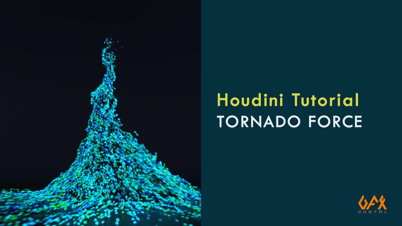 Houdini Tutorial | Tornado Force using PopVop