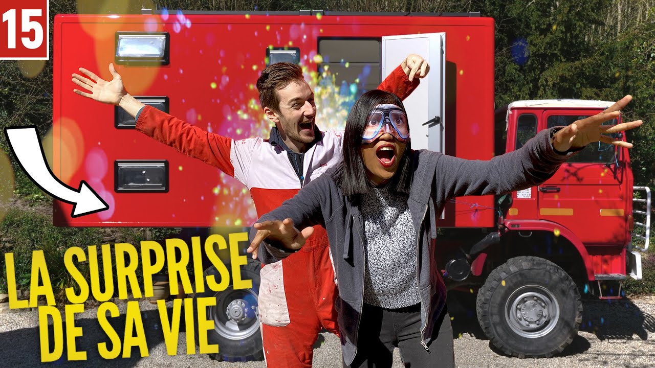 15 : Je vole mon camion et Bee découvre le RedTruck pour première fois ! SURPRISE