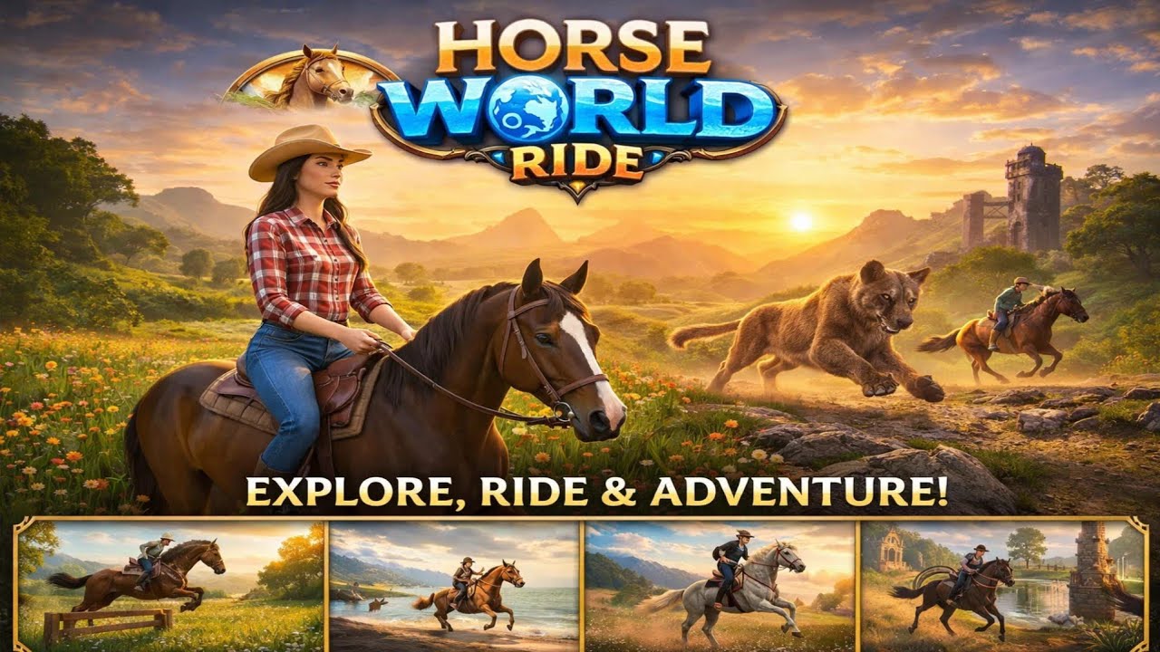 Horse World Ride – Realistic Horse Riding Simulator Gameplay (Android)