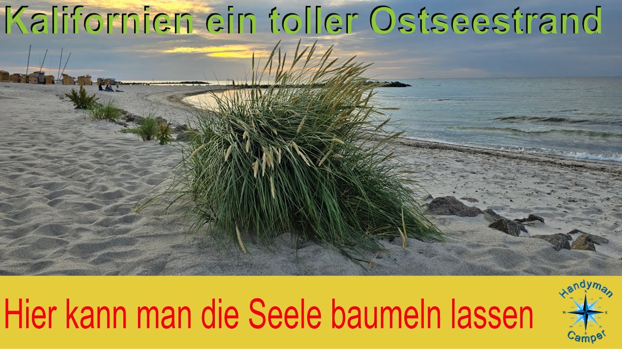 Kalifornien ein kurzer Weg an einen schönen Platz an der Ostsee