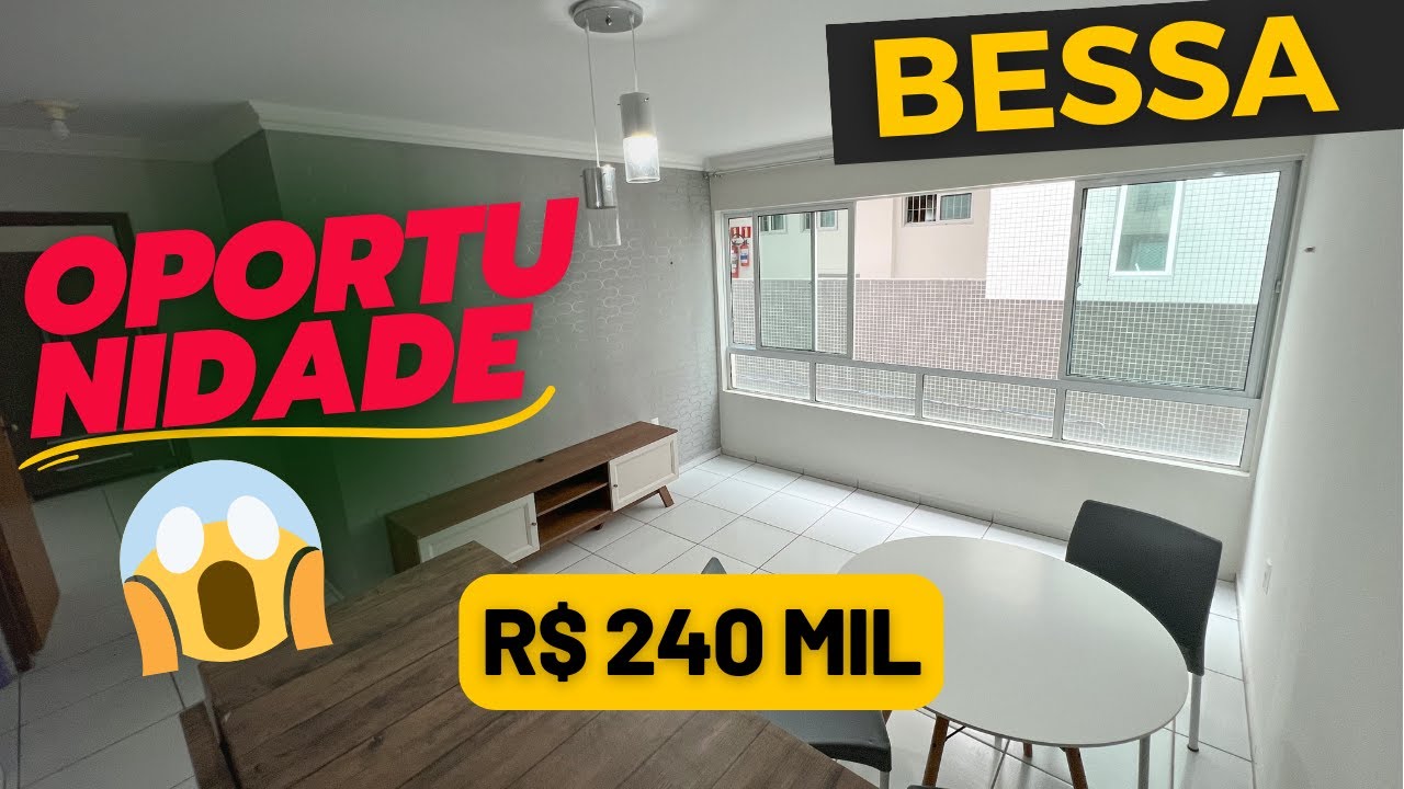 Apartamento planejado e com mobilia a venda no Bessa João Pessoa Paraíba Apenas R$ 240 Mil