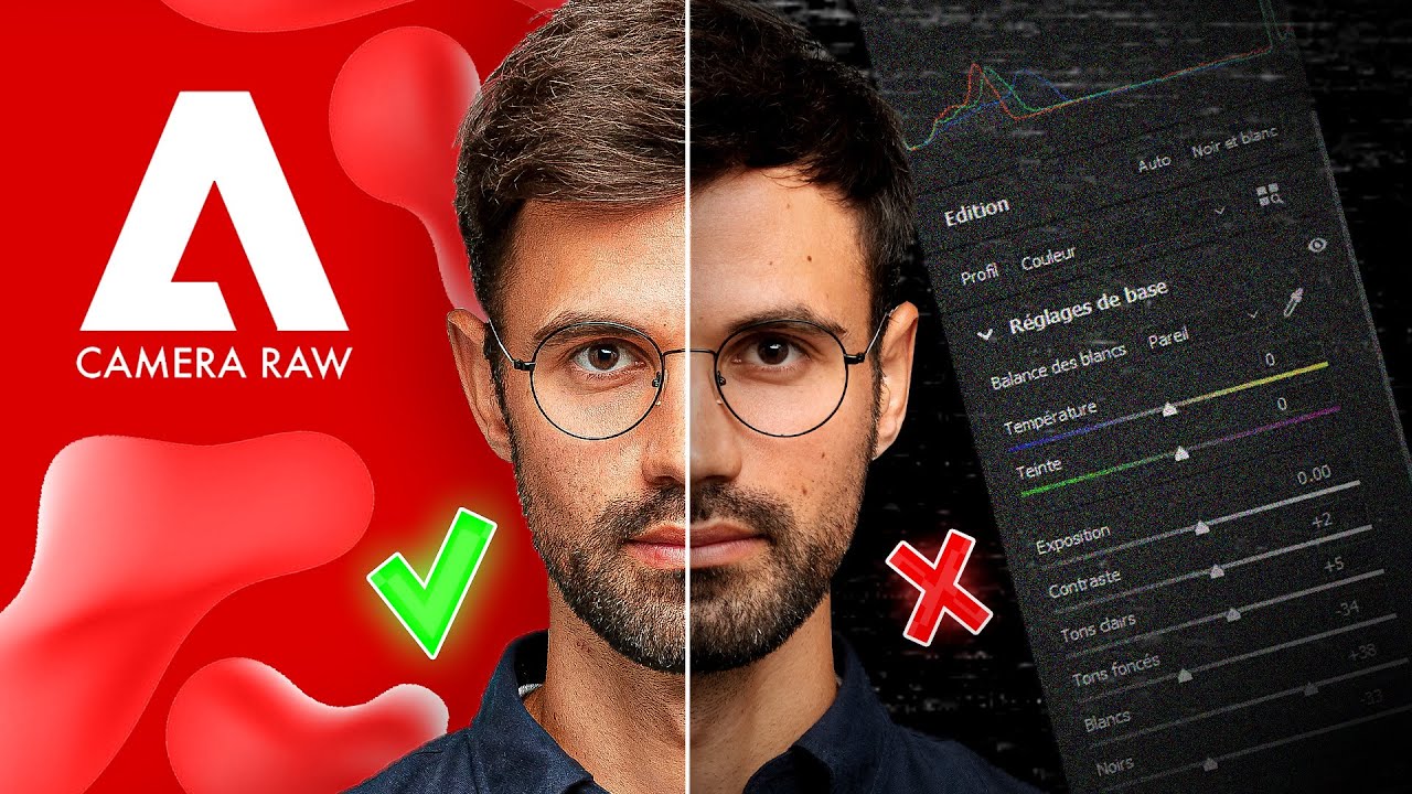 Comment faire un bon filtre camera raw avec photoshop rapidement et simplement