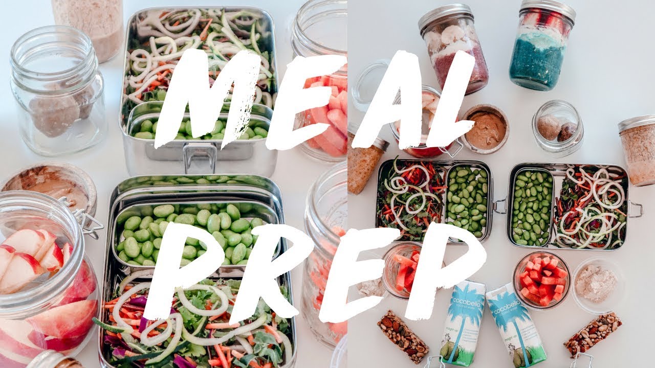 PALEO + VEGAN MEAL PREP. What I eat in a day food prep style