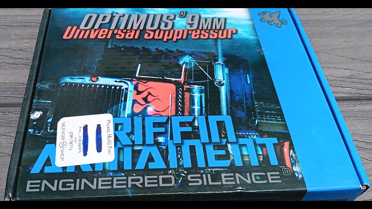 Honest review of the Griffin Armament Optimus 9 Suppressor.
