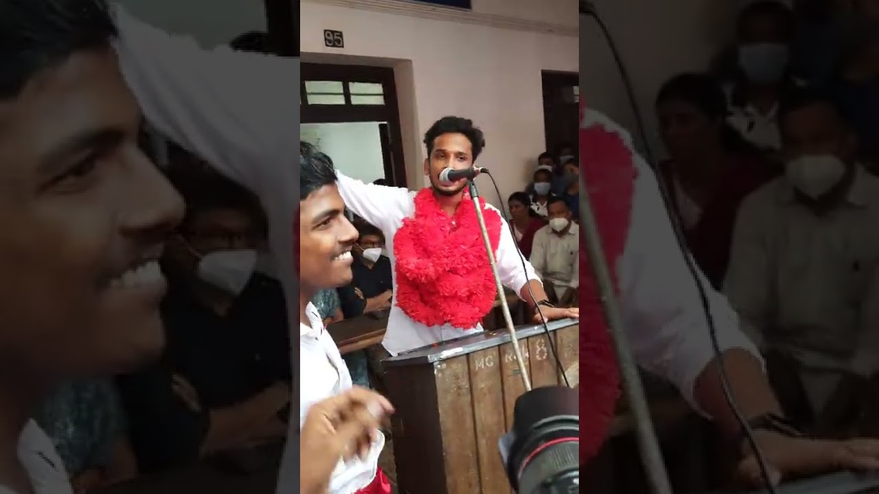 Meet The candidate In Maharajas college| General secretary Abhiram pp