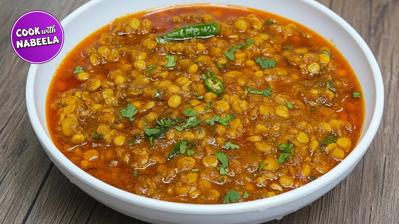 Chana Dal Tadka Recipe by Cook with Nabeela