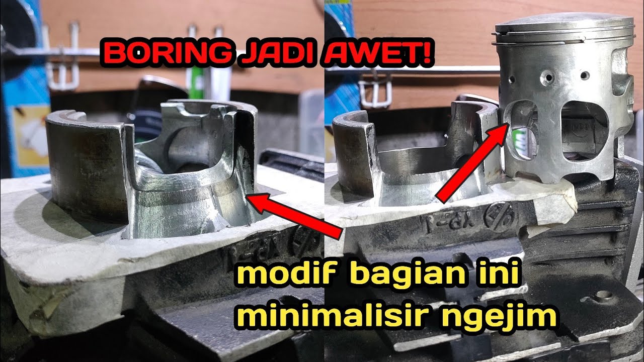 Modif Piston Rx King Anti Ngejim❗️ Porting Blok Rx King❗️