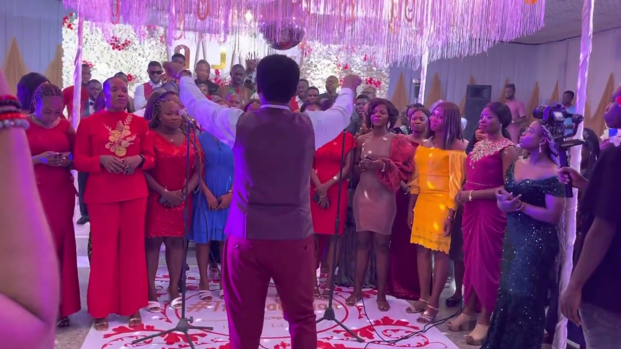 See how our choirmaster conducted us on his wedding day- kposhieme(futo choir ) #reels #futochoir
