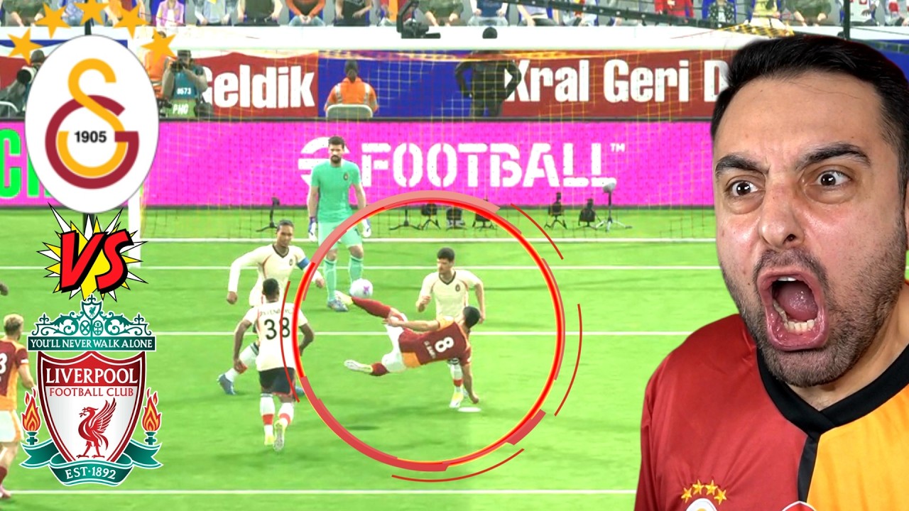 SARA TARİHİ RÖVAŞATA GOL 😱 +4 GOL ! OLAYLI GALATASARAY - LİVERPOOL ŞAMPİYONLAR LİGİ 2026 !