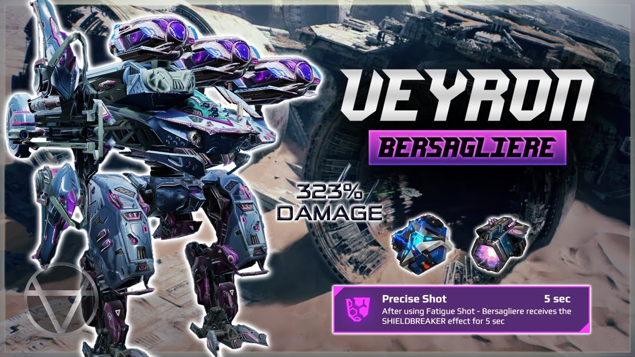 [WR] 🔥 4,200,000 DMG/Clip Veyron Bersagliere – Titan Gameplay | War Robots