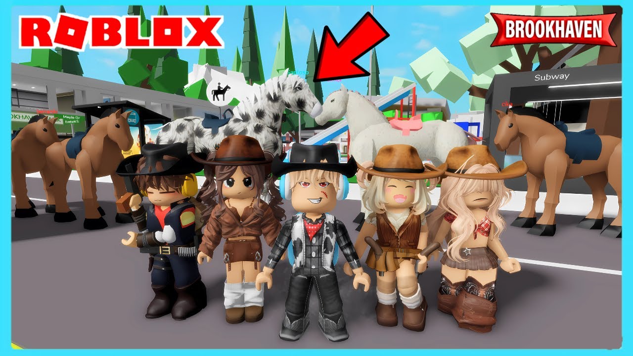 Update Baru Kuda Yang Mirip Zebra Di Roblox Brookhaven ft @Shasyaalala