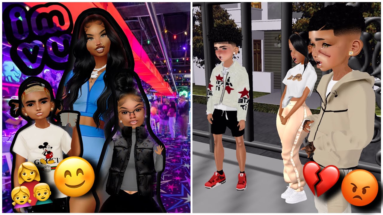 MOM IS LIVING A DOUBLE LIFE😱😡👩‍👧‍👦 (IMVU SKIT)