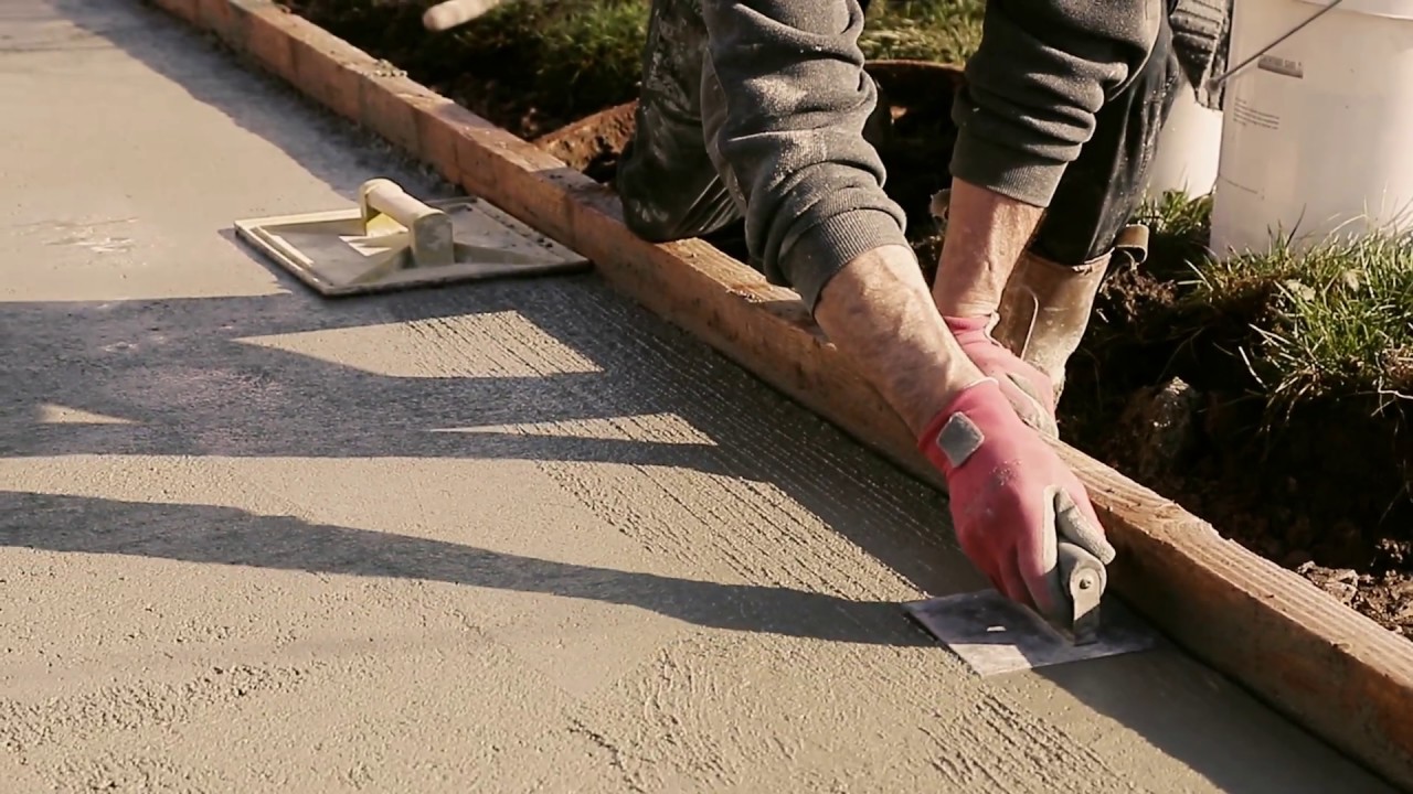 Terrasse béton imprimé - Motif bois vielli