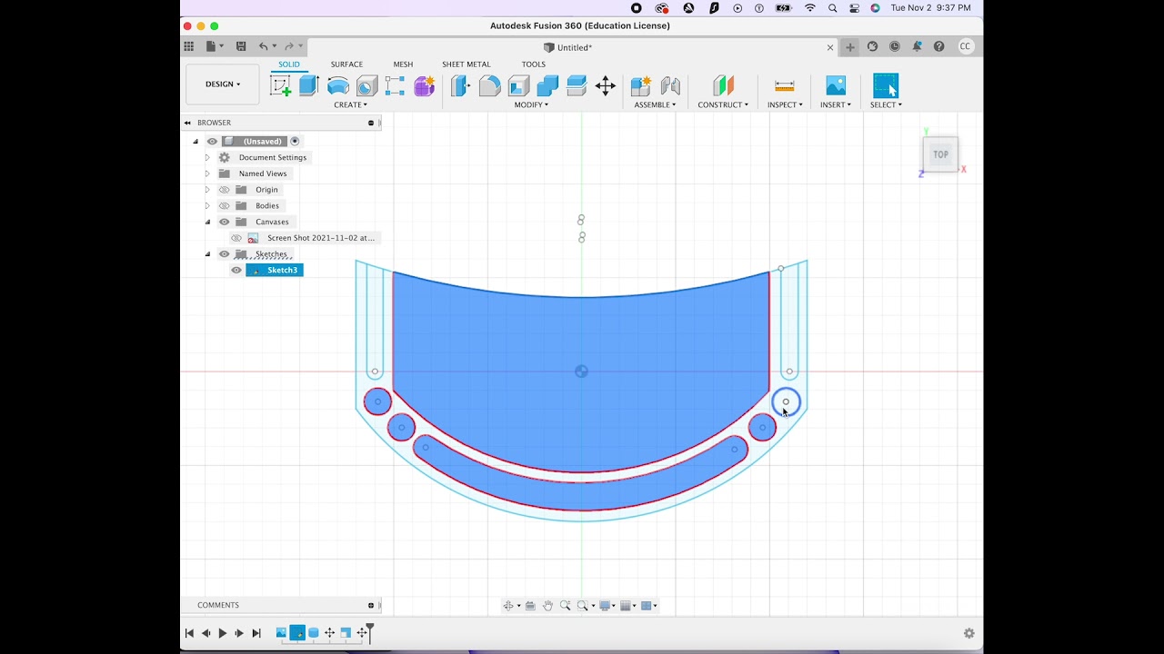 Learn How to 3D Model a Cosplay Armor Side plate in Fusion 360!