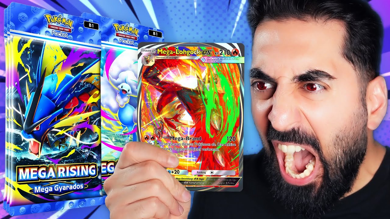 1 Jahr Pokemon TCG Pocket 🤩 Wir &ouml;ffnen ALLE Mega Rising Booster!