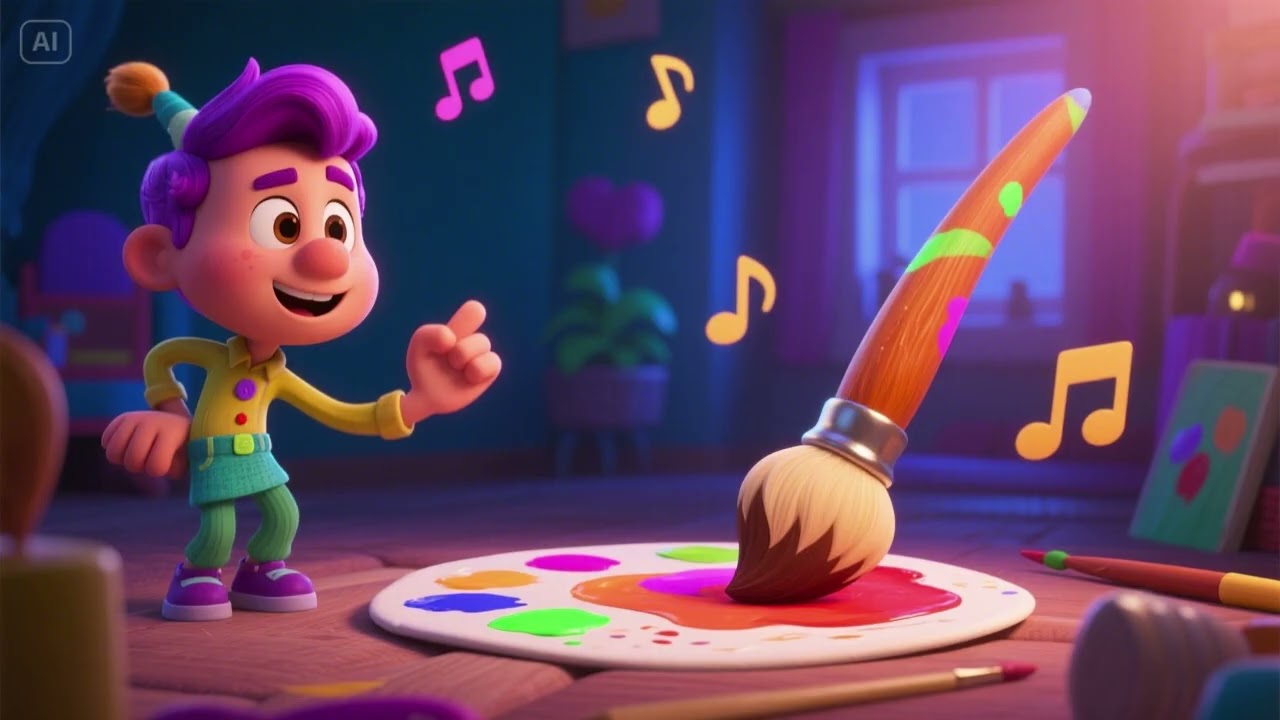 Magic Paintbrush Song: A Colorful Journey of Art and Music!