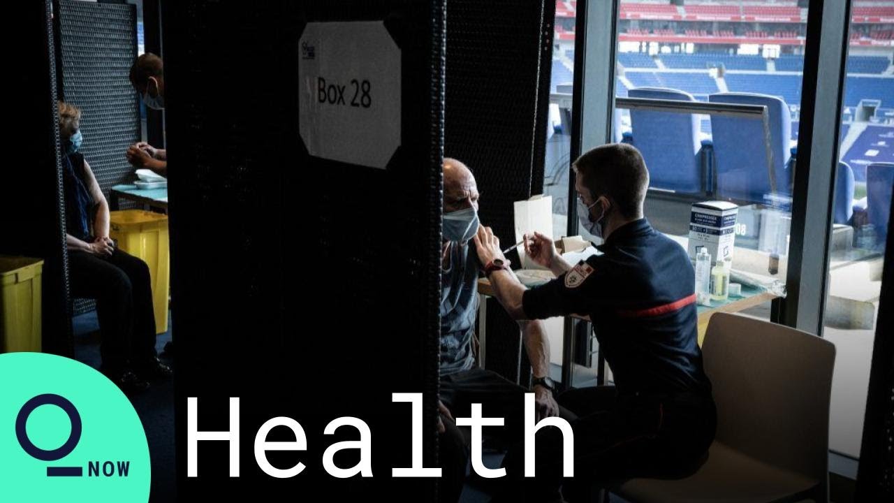Lyon Football Stadium Holds Mass Vaccine Drive in France