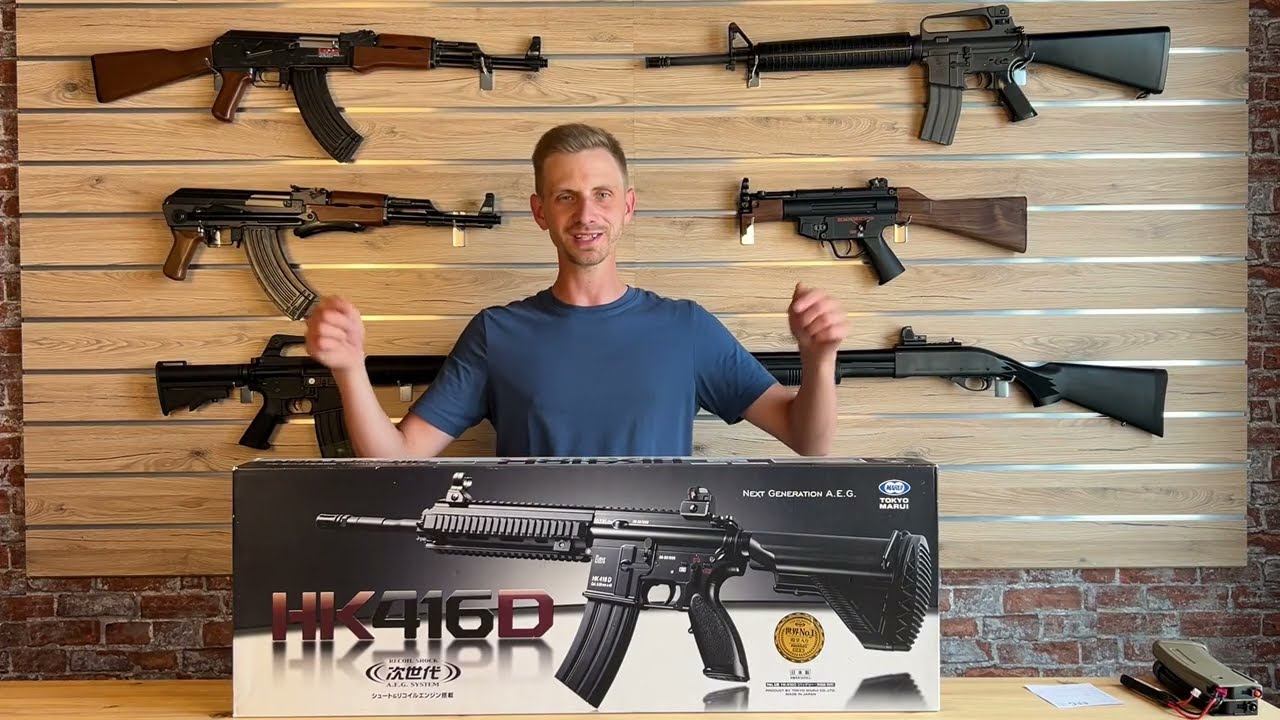 [English] Tokyo Marui HK416D NGRS Airsoft