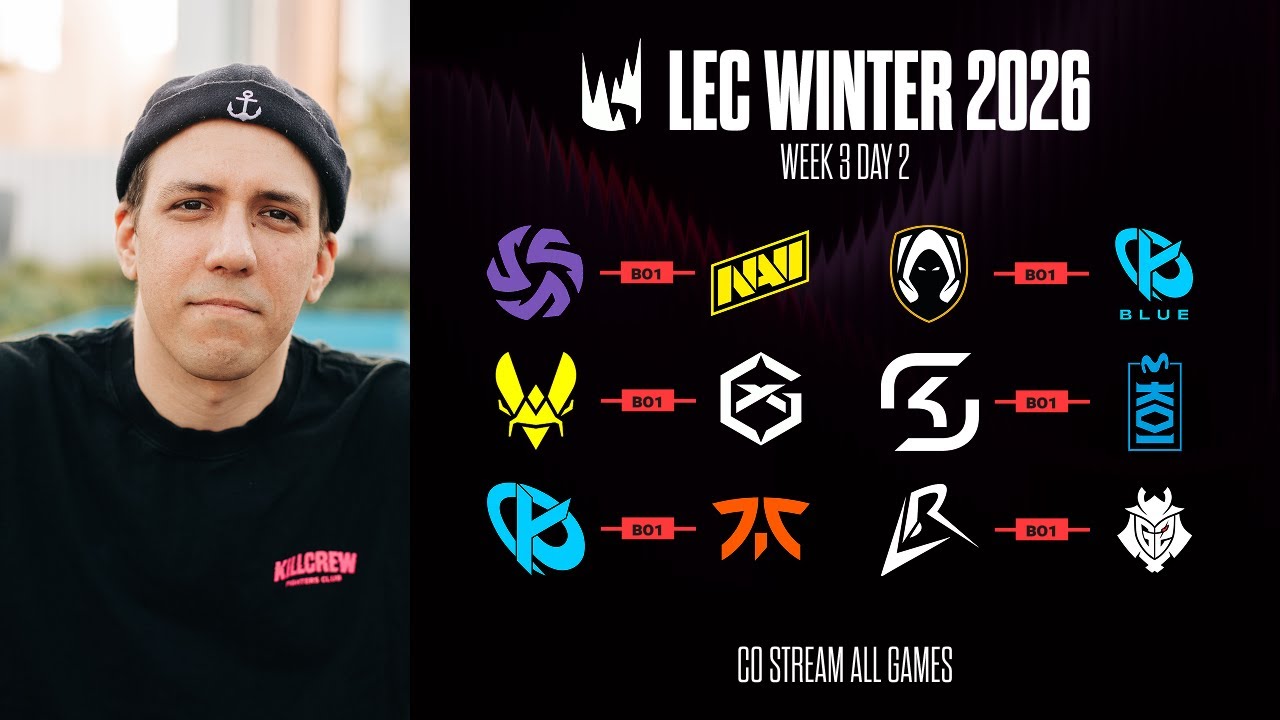 LEC W3D2 | CO Stream | ALL GAMES