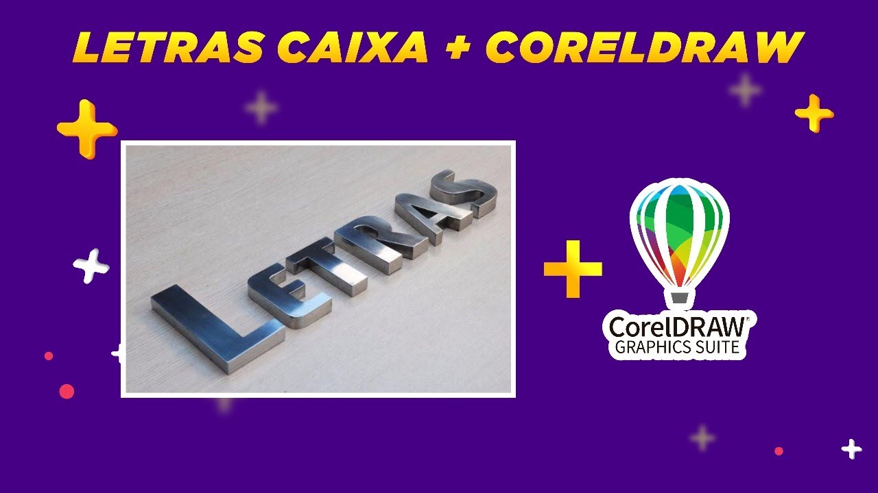 Corel Draw | Letras caixa e Como Criá-las em projetos.