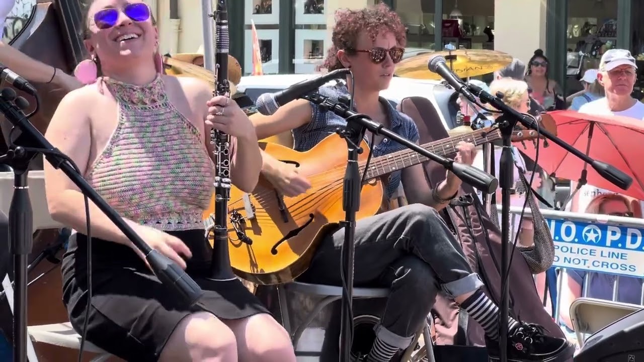 Shake ´em up jazz band au French Market à la Nouvelle-Orléans