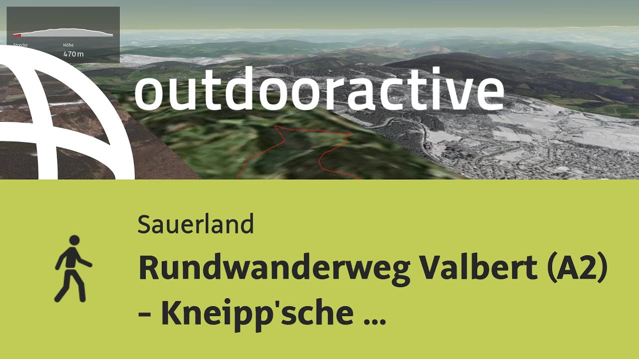 Wanderung im Sauerland: Rundwanderweg Valbert (A2) - Kneipp'sche Spuren im Quellental
