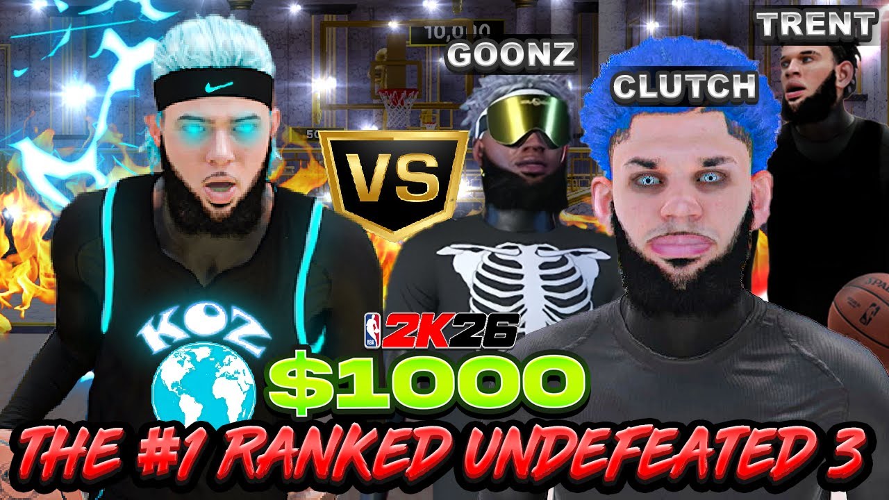 Я бросил вызов непобедимой команде №1 в NBA2K26! Игровой процесс в NBA2K26 против CLUTCHDAGOAT + ...