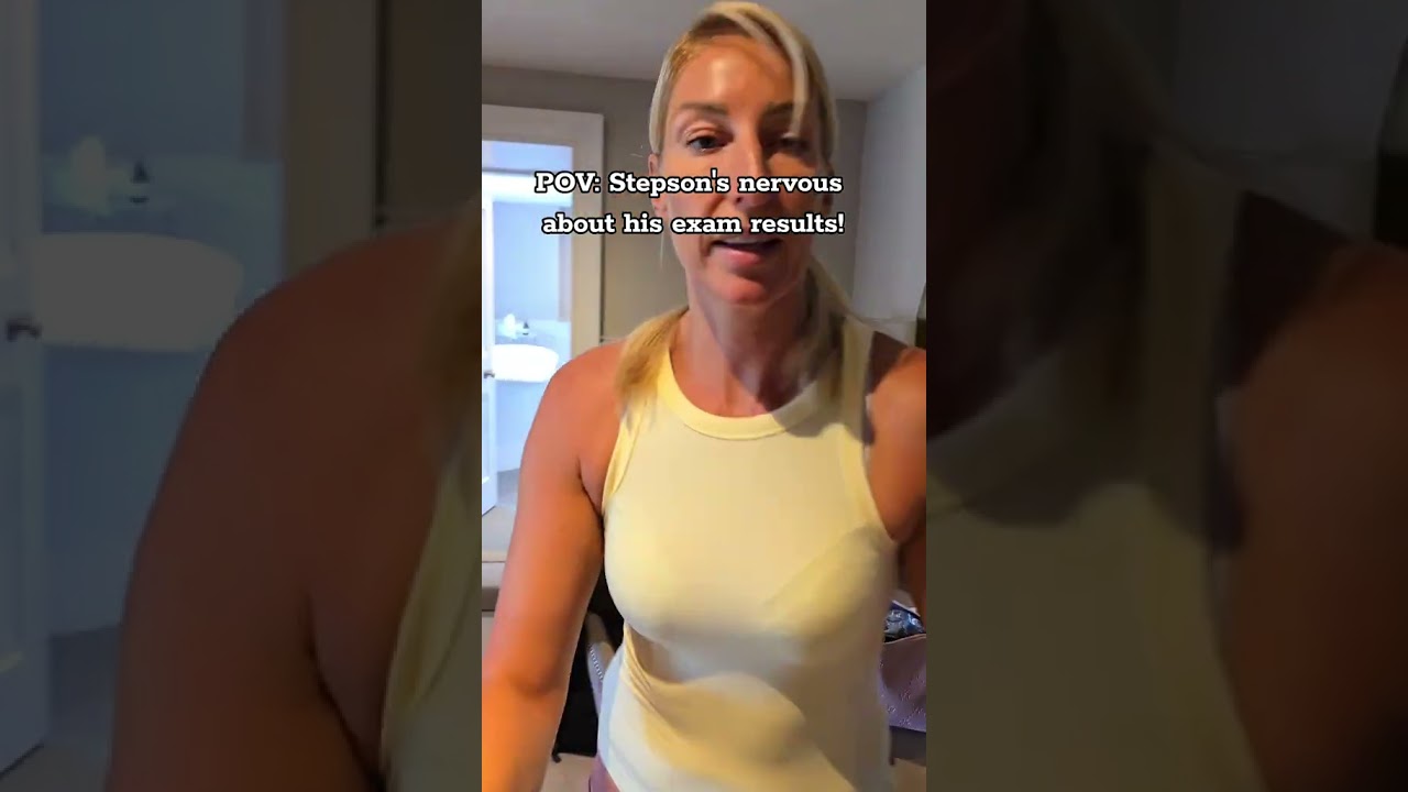 Stepmom's are great at calming your nerves! #nervous #stepmom  #calmdown #usa #reels #ytshorts