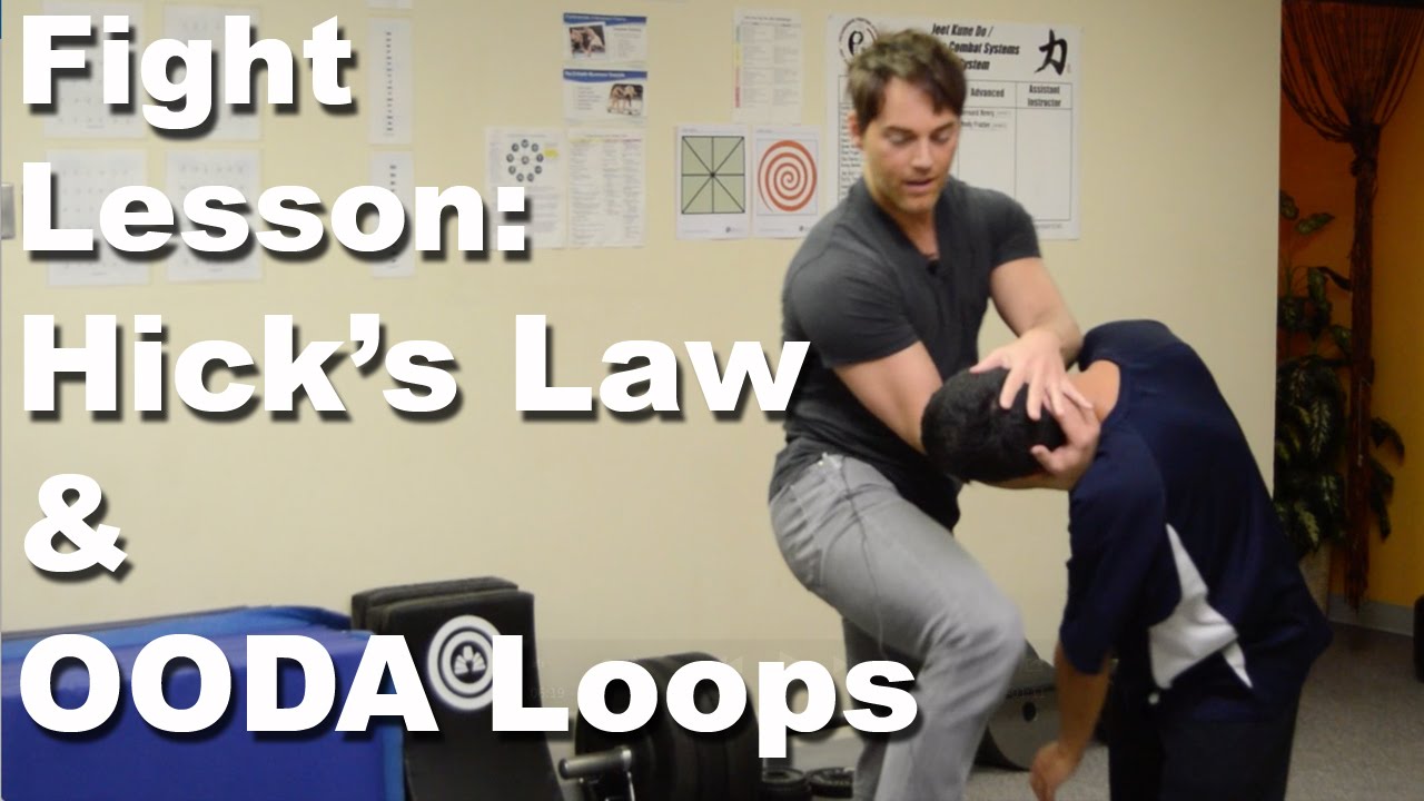 Fight Lesson 5 - OODA Loops & Hick's Law