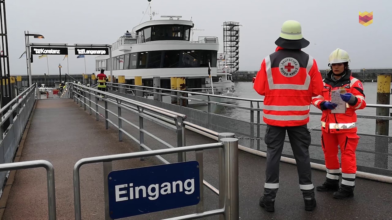 Großeinsatz: Rauch im Motorraum der MS Lindau